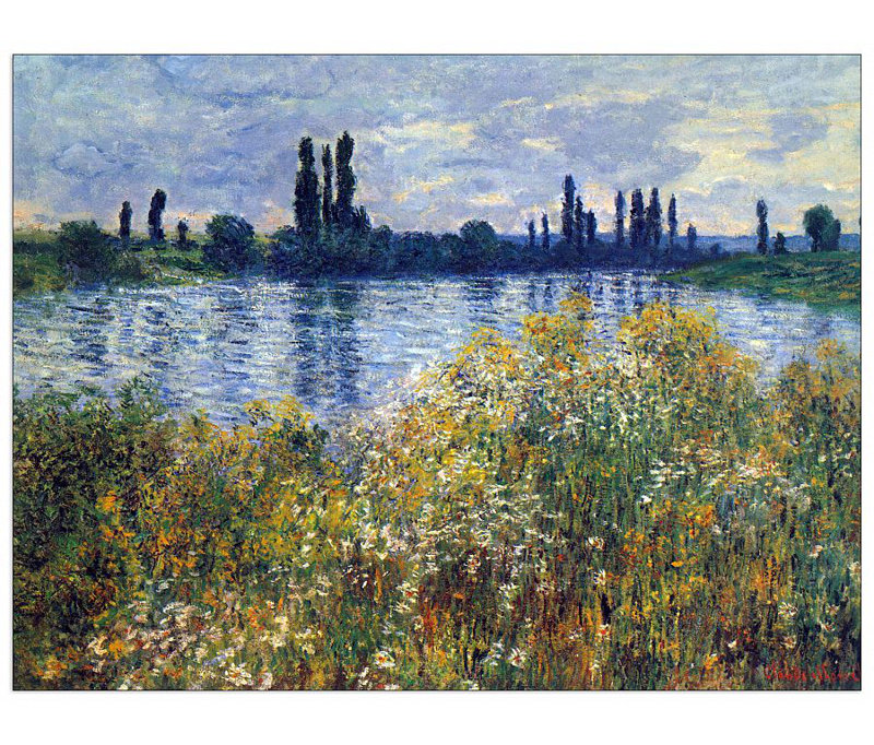 Claude Monet - Wrapped Canvas Painting, 60cm H x 80cm W x 1.8cm D