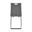 Chaise d'appoint en métal gris Aivi