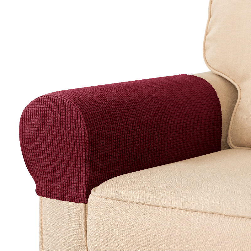 Box Cushion Slipcover, Wine
