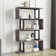 Chaneyra 5-Tier Corner Shelf Unit，80 x 143 cm  S-Shaped Small Bookcase