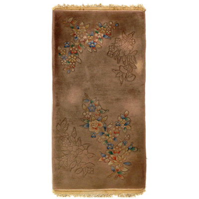 Antique Chinese Art Deco 2'X 4'