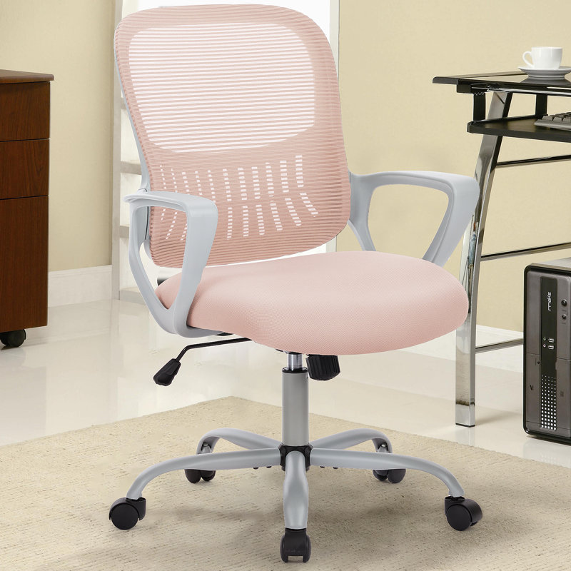 Drusilla Ergonomic Mesh Task Chair, Pink