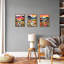 Art mural en bois Boho