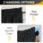 100% Blackout Portable Curtains with Suction Cups, Lightweight Travel Curtains Easy to Catch & Install Window Treatments Thermal Insulated Blinds for Baby/Bedroom, 1 Panel-35676460-35676465