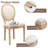 French Style Vintage Solid Back Dining Chair-797326579-775765523
