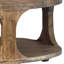 Emil Solid Wood Floor Shelf Coffee Table with Storage