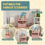 Leeper Kids Bookshelf with Moveable Drawer Montessori-Inspired Pink