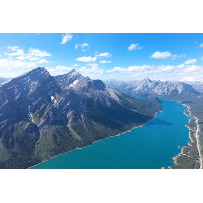 Copemish View From Helicopter - Wrapped Canvas Print