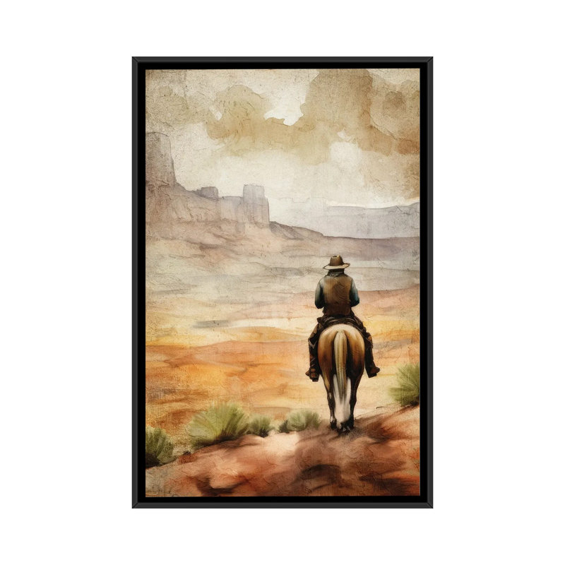 Print, 66.04 cm H x 45.72 cm W x 4.445 cm D, Black