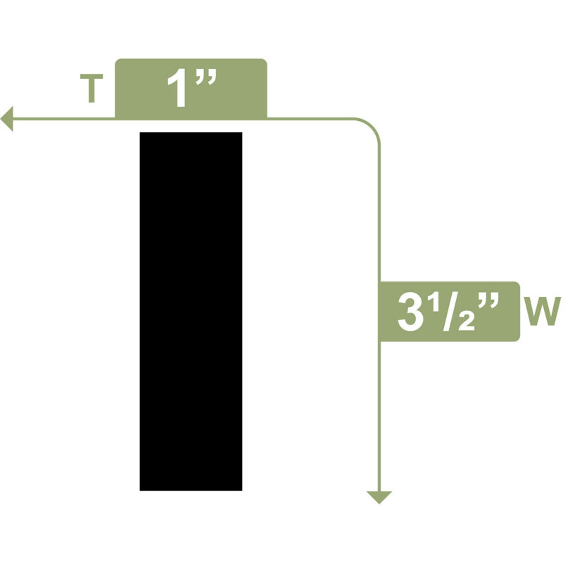 Unfinished PVC 8-ft Trim Board for Interior and Exterior