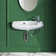 The Renovators Supply Inc. 9'' White Porcelain Rectangular Bathroom Sink with Overflow