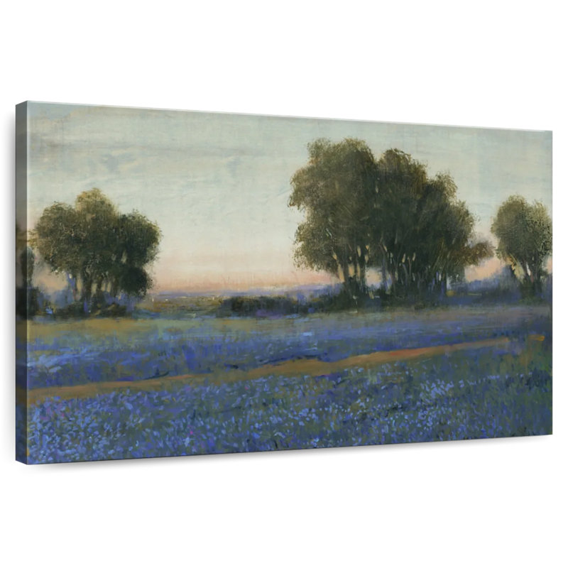 Alvord Blue Bonnet Field II, 34" H x 51" W