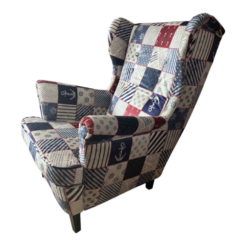 Giacob Velvet Wingback Chair