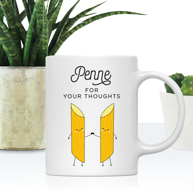 Tasse à café Funny Food pun, Penne