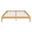 Base de lit plateforme en bois avec support en lattes de bois-118028176