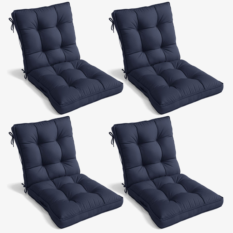 Coussin de siège / dossier extérieur / intérieur, Marine, L 21 po x P 21 po 