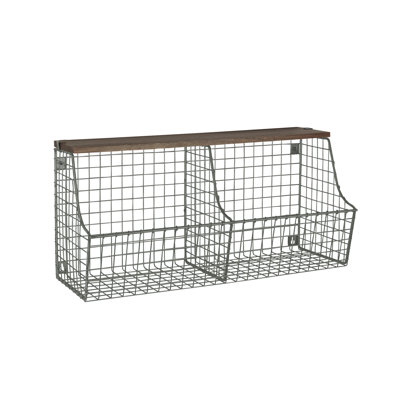 Verlaine Wall Organizer with Wall Baskets