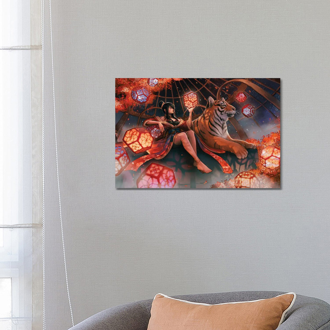 Weather Goddess von Ivy Dolamore - Galerie-verpackte Leinwand Giclée auf Leinwand