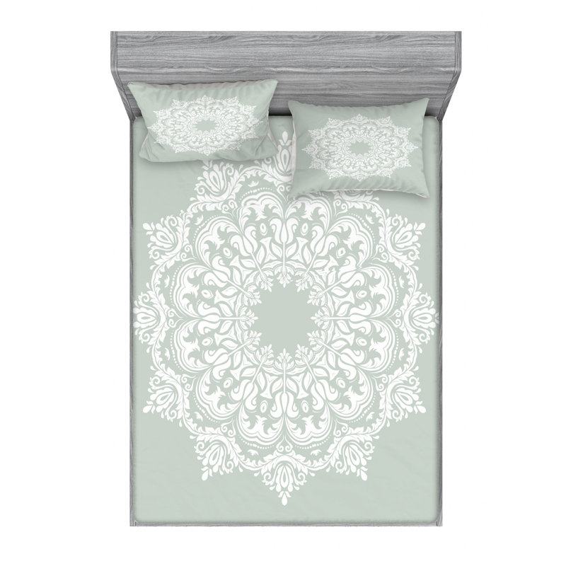 Microfiber Sheet Set, Queen Sheet Set with Fitted Sheet