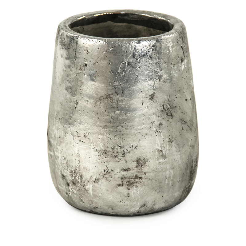 Doe Metal Table Vase, 9" H x 7.25" W x 7.25" D