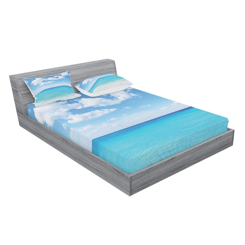 Microfiber Sheet Set, Full Sheet Set with Fitted Sheet