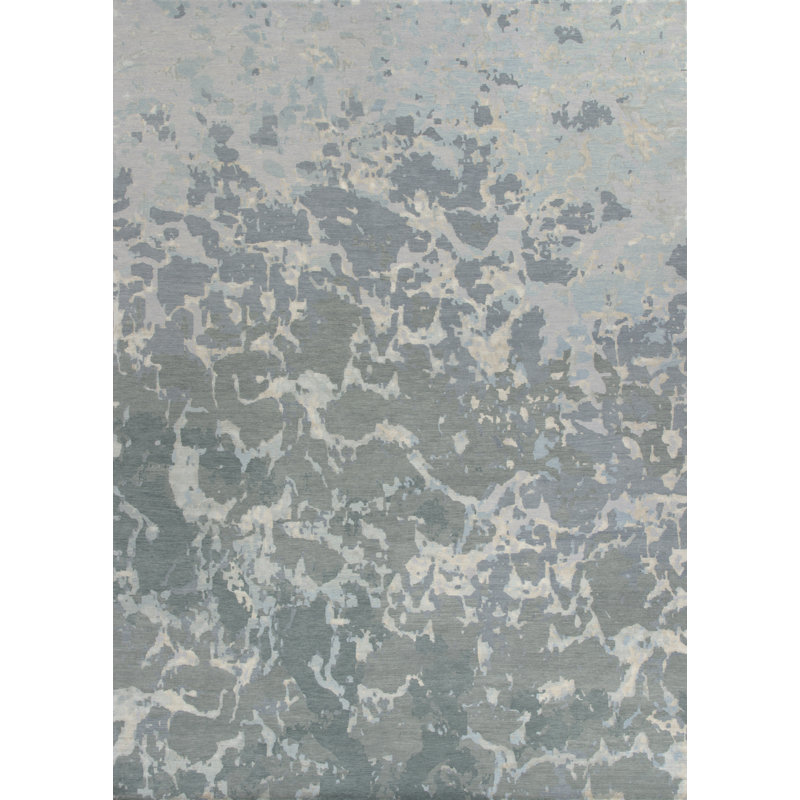 Contemporary Abstract Area Rug, Rectangle 10' x 14'