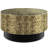 Montrose 30"W Solid Iron Modern Industrial Round Coffee Table with Hand-Hammered Texture