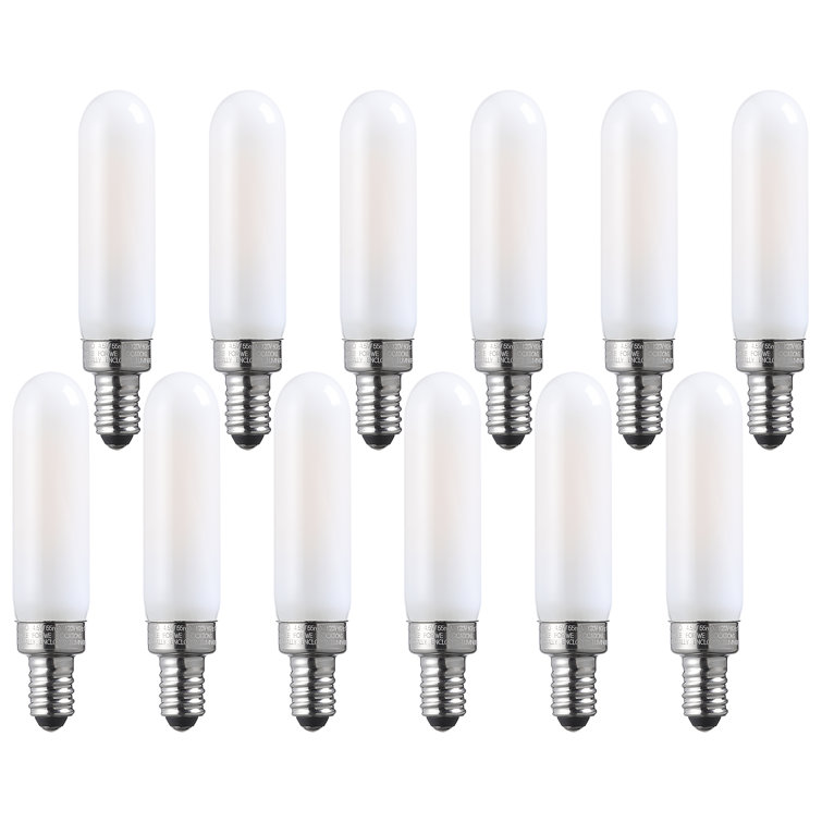 T6 LED Dimmable Light Bulb 25W Equiv. with Frosted Glass E12/Candelabra Base