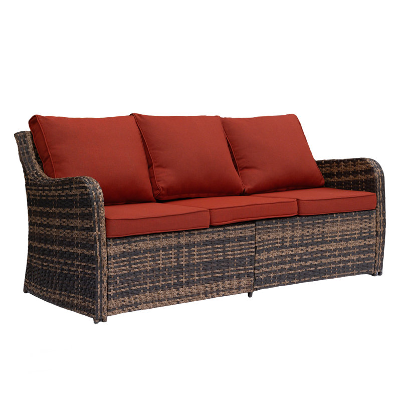  3-Person Aluminum Sofa Seating Group
