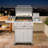 4-burner Propane Gas Grill With Side Burner