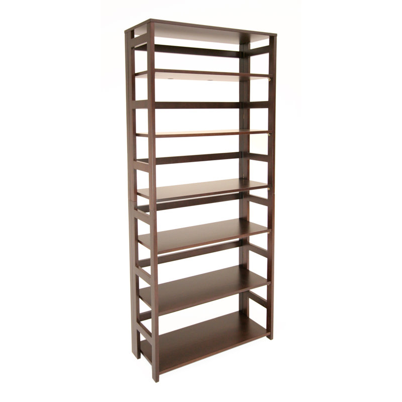 Bibliothèque Flip Flop, Noyer moka, H 67 po x l 30 po x P 12 po
