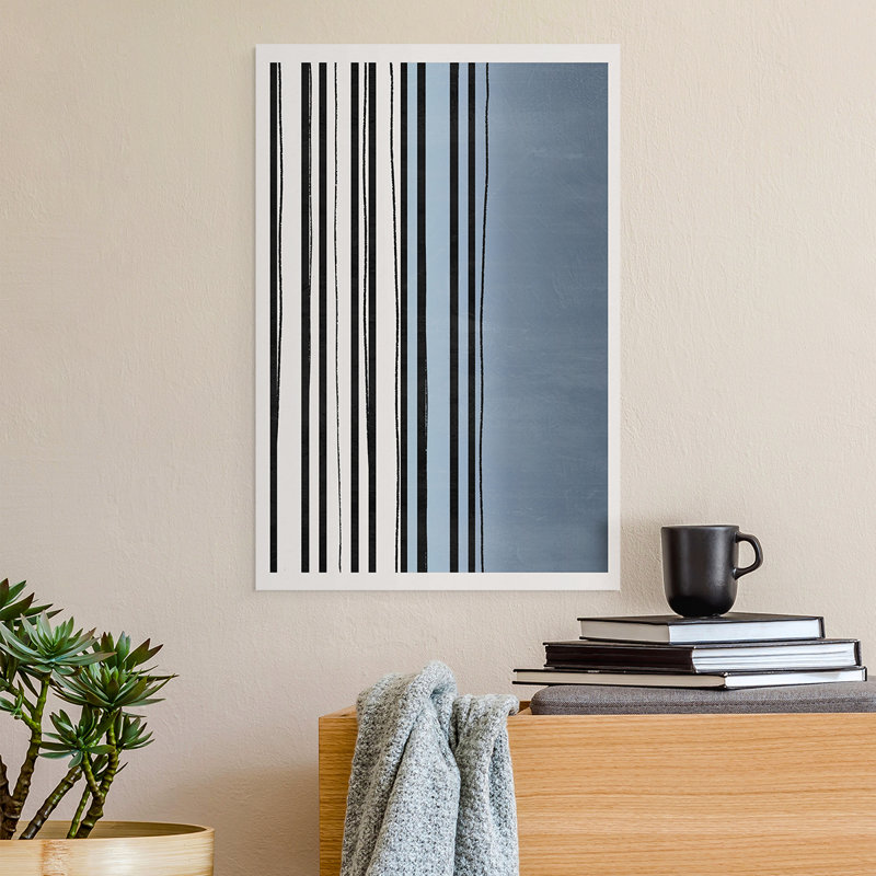 Abstracto Azul I - Impression sur toile seulement - NON-CADRE, H 60 po x l 40 po