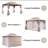 Lausaint Home 10'x13' Steel Patio Gazebo-103591282