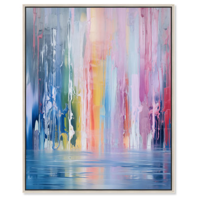 «Painted Streams Canvas Bright Abstracts» par Art Remedy