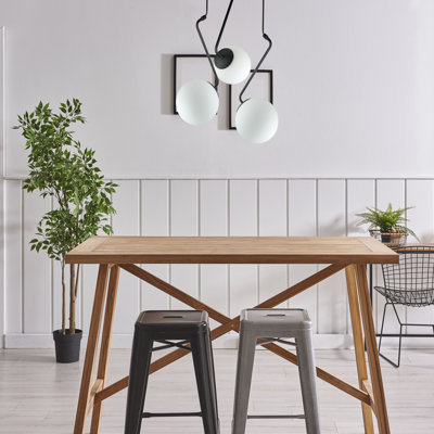 Berek - Light Matte Black Unique/Statement Pendant