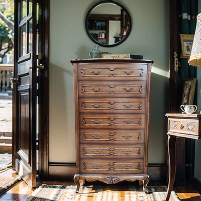 Commode d'appoint à grande capacité American Retro