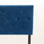 Tête de lit tapissier très grand en velours bleu marine Waylen, H 45,73 po x l 79,45 po x P 1,86 po-714544306