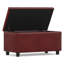 Banc repose-pieds avec rangement caché Cosmopolitan-1887797868