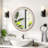 Wooden Farmhouse Round Wall Mirror-398924674