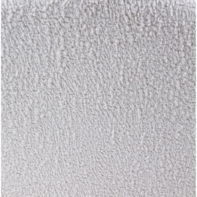 Fauteuil d'appoint en sherpa blanc