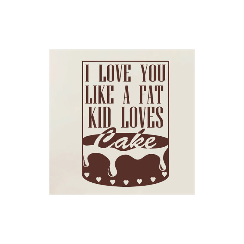 Non-Wall Damaging Wall Decal, Brown, Large
