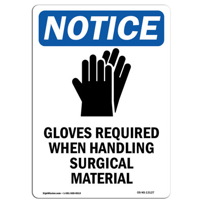 Gloves Required When Sign
