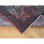 Tapis unique en laine de 9 pi x 12 pi des années 1900 rouge