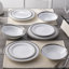 Ensemble de 4 bols à soupe Noritake Austin Platinum, 7 1/2 po, 12 oz