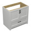 Base de meuble-lavabo simple 36 po en bois massif-93593029