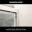 Shower Door 48" W X 76"H Semi-Frameless Bypass Sliding Shower Enclosure-111798369
