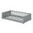 Twin Floor Bed Frame With Rails And Built-In Book Rack-119401217