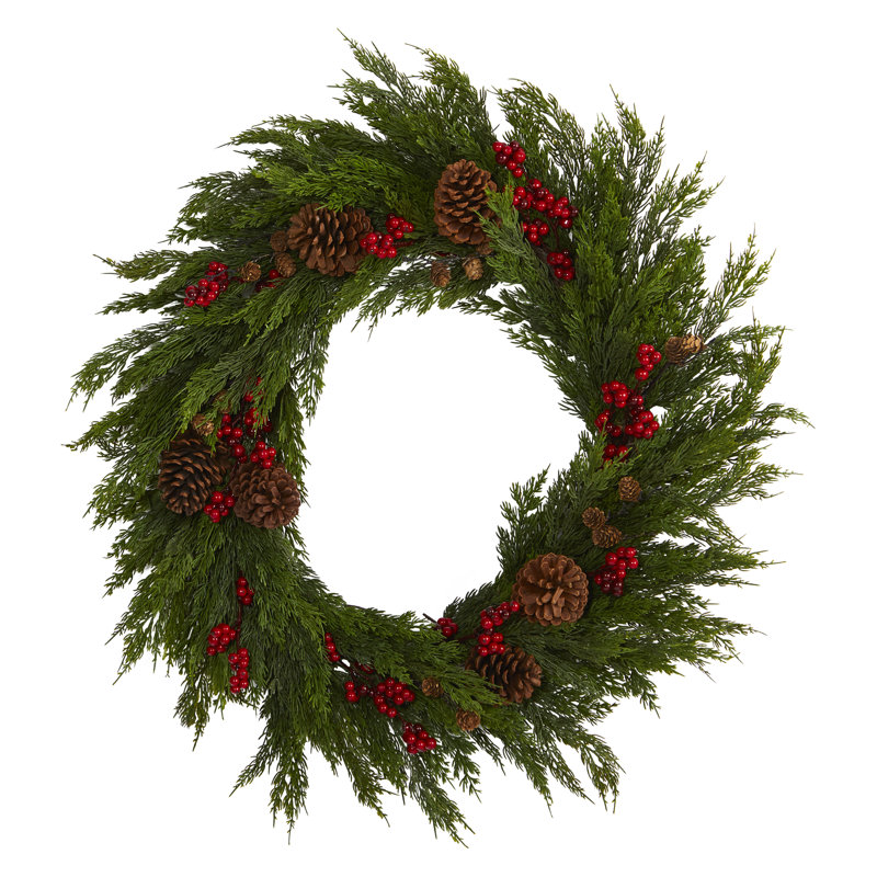 Faux Polyester 32'' Wreath