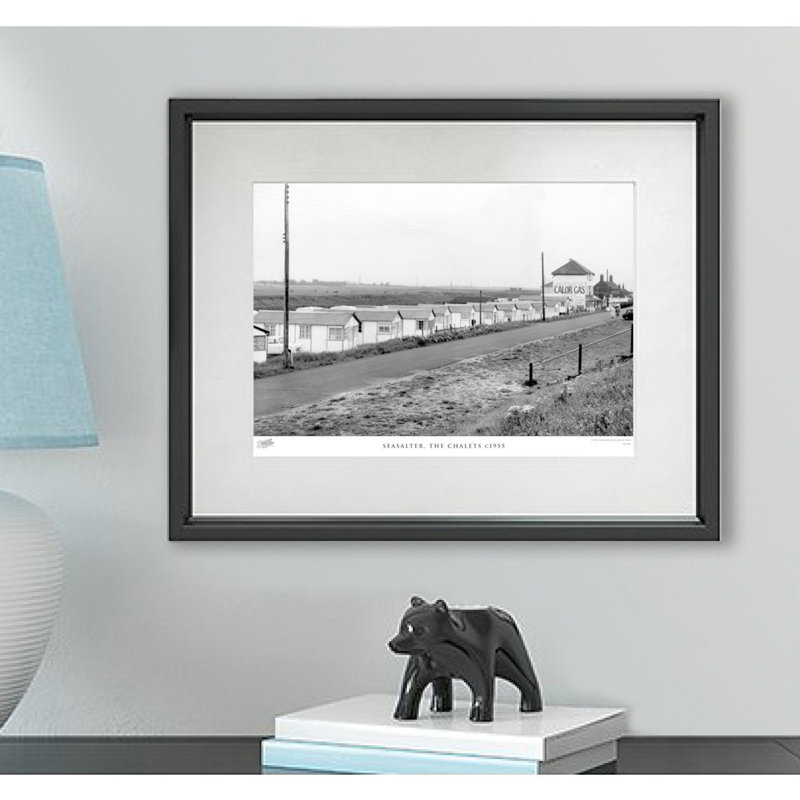 Seasalter, the Chalets C1955 1 Piece Single Picture Frame Wall Art, 45cm H x 60cm W x 2.3cm D