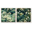Mangrove Serenity - motif tropical I - ensemble de 2 collages carrés tropicaux-101850245-101850246